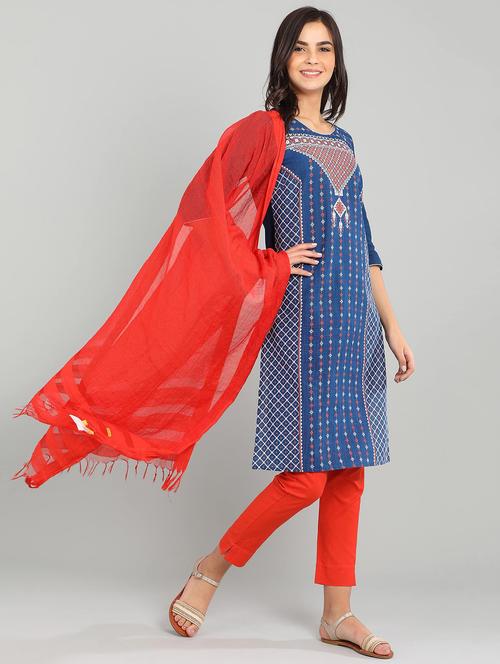 printed straight kurta - 17922916 - Standard Image - 1