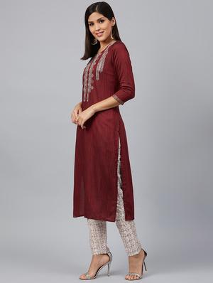 embroidered suit set - 17923476 - Standard Image - 3