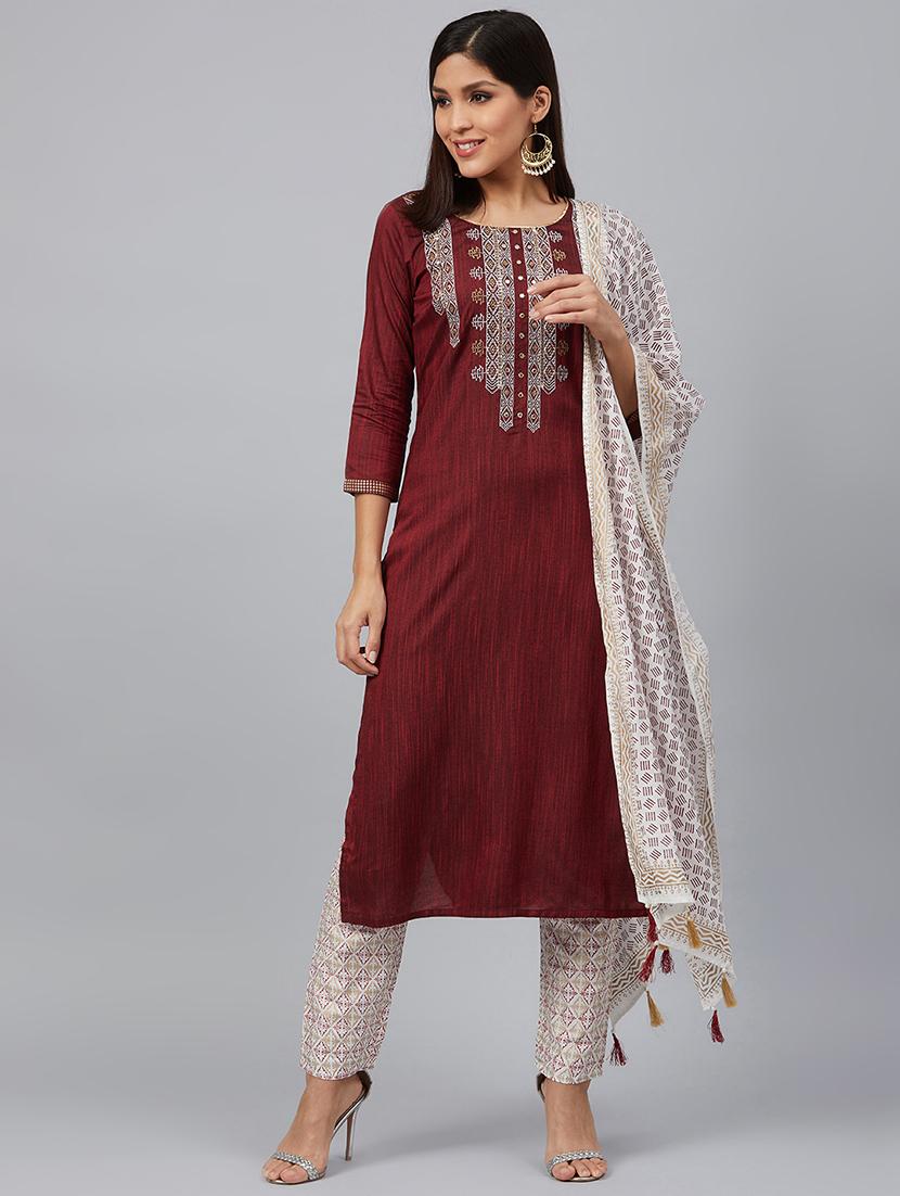 embroidered suit set - 17923476 - Zoom Image - 2