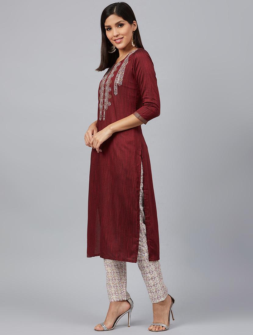 embroidered suit set - 17923476 - Zoom Image - 3