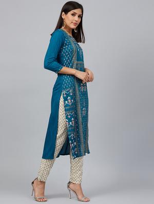 printed suit set - 17923477 - Standard Image - 3