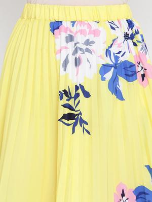 high rise floral a-line skirt - 17923585 - Standard Image - 5