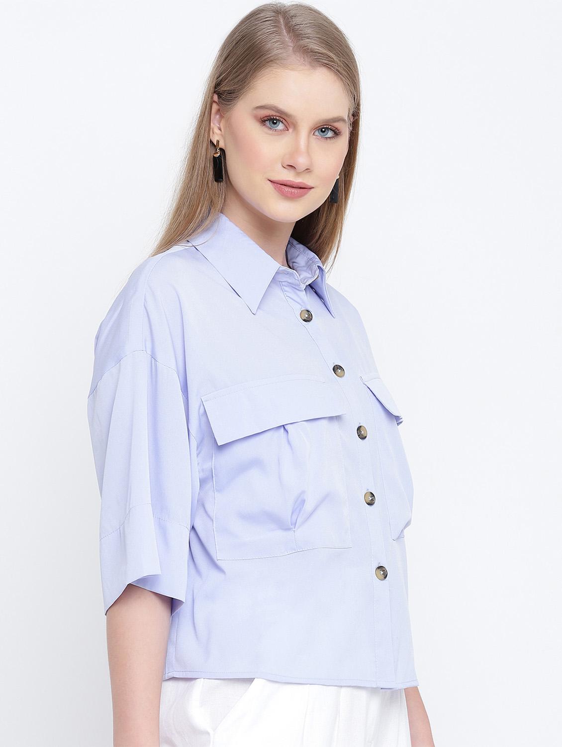 pocket patch solid shirt - 17923620 - Zoom Image - 2