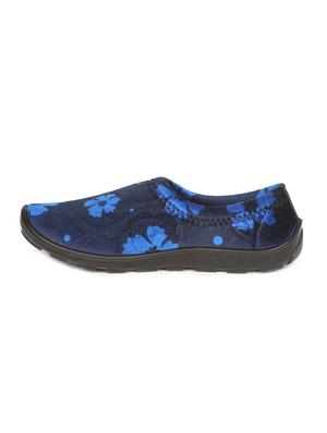 navy blue printed slip on casual shoe - 17924005 - Standard Image - 2