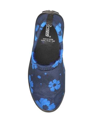 navy blue printed slip on casual shoe - 17924005 - Standard Image - 4