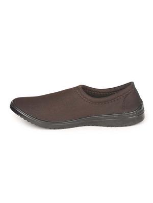 brown solid slip on casual shoe - 17924012 - Standard Image - 2