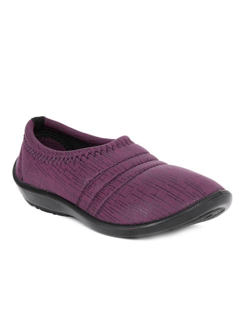 purple checkered slip on casual shoe - 17924025 - Very Small Image - 1