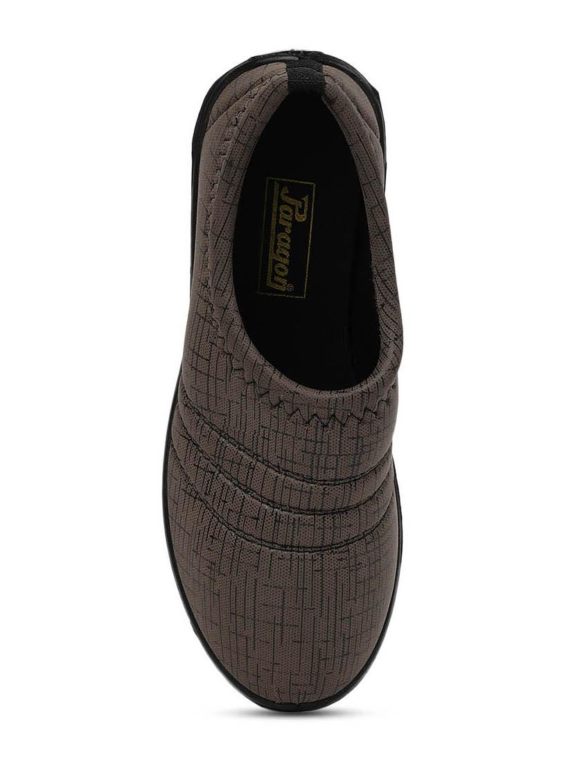 brown printed slip on casual shoe - 17924033 - Zoom Image - 4