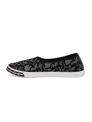 black printed slipon casual shoe - 17924037 - Standard Image - 2