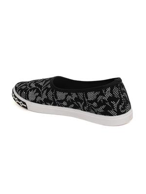black printed slipon casual shoe - 17924037 - Standard Image - 3