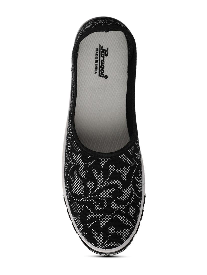 black printed slipon casual shoe - 17924037 - Zoom Image - 4