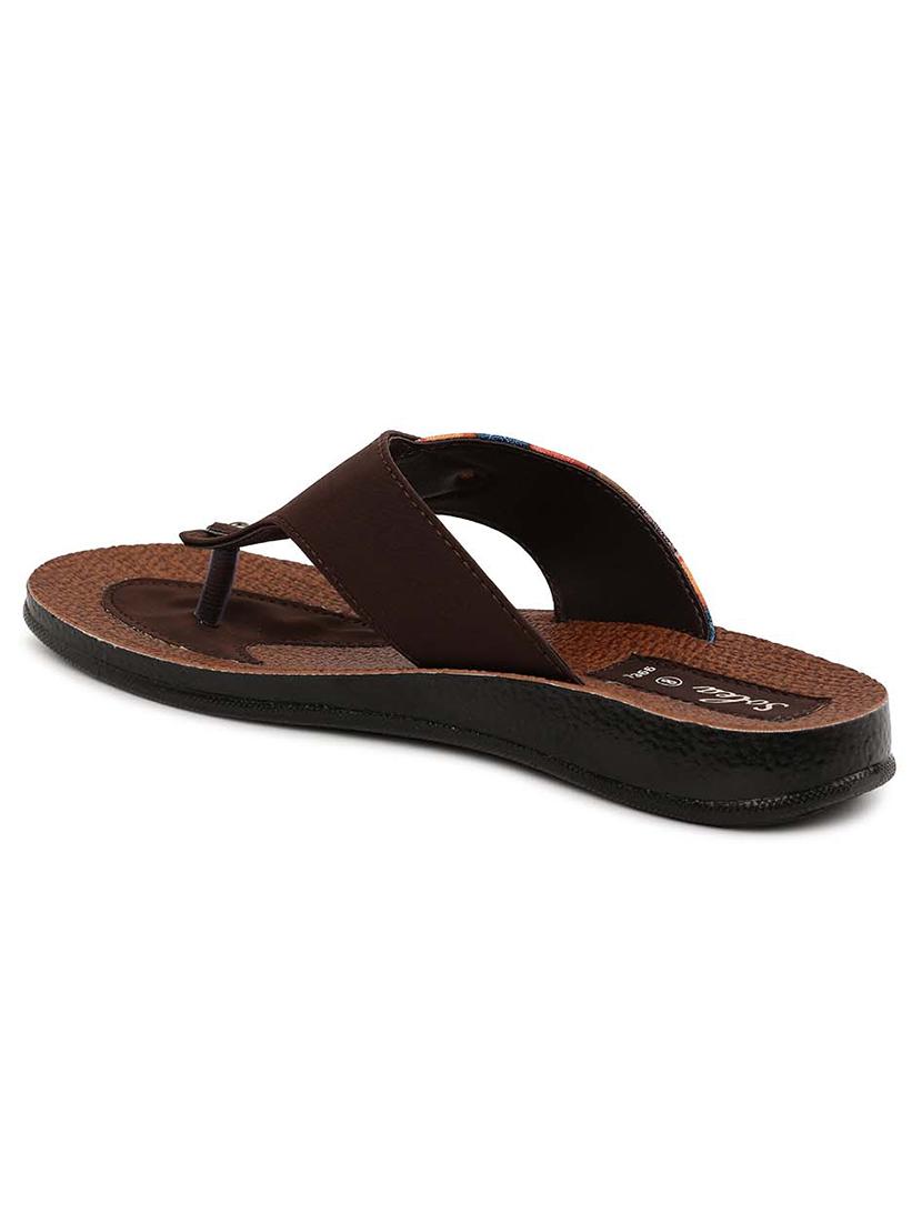 brown slip on flip flop - 17924197 - Zoom Image - 3
