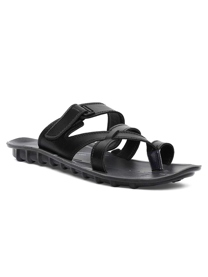 black resin toe separator slippers - 17924217 - Zoom Image - 1