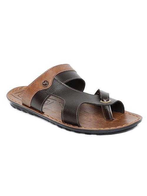 brown toe separator slipper - 17924219 - Standard Image - 1