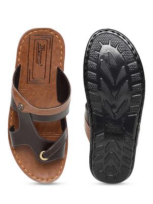 brown toe separator slipper - 17924219 - Standard Image - 4