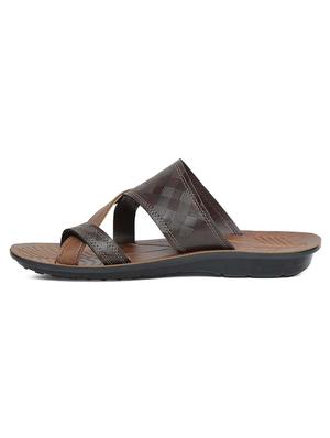 brown toe separator slipper - 17924224 - Standard Image - 2