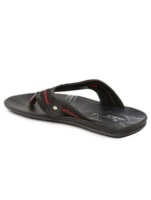 black slip on flip flop - 17924266 - Standard Image - 3