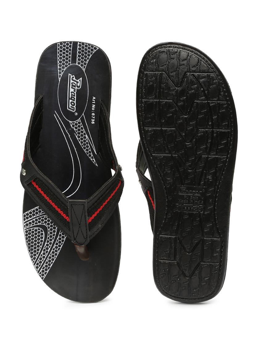 black slip on flip flop - 17924266 - Zoom Image - 4