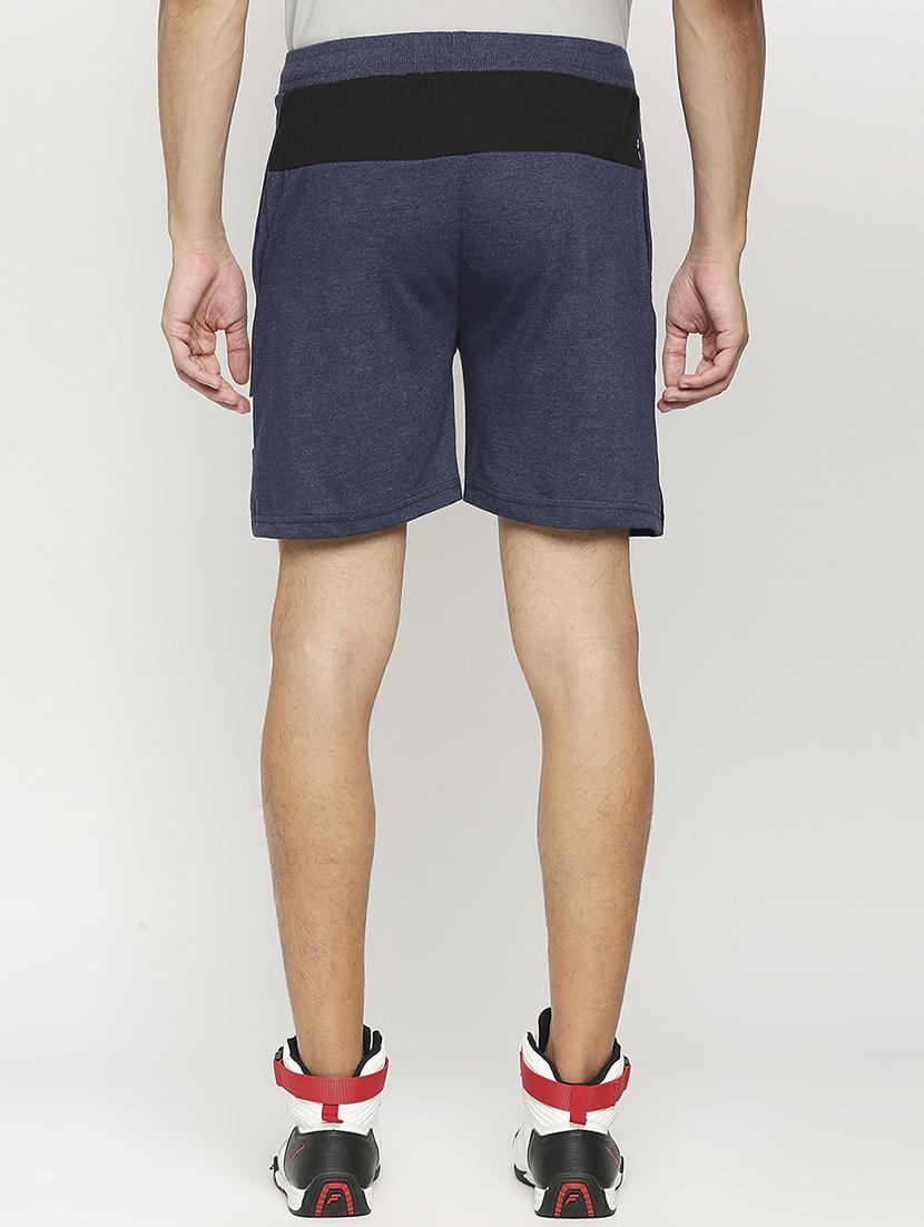 blue color block shorts - 17925283 - Zoom Image - 3
