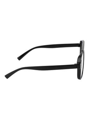 ted smith unisex aviator black sunglass - 17925447 - Standard Image - 4