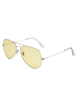aviamst by ted smith in sliver frame with aviator candy yellow lens sunglass - 17925459 - Standard Image - 3