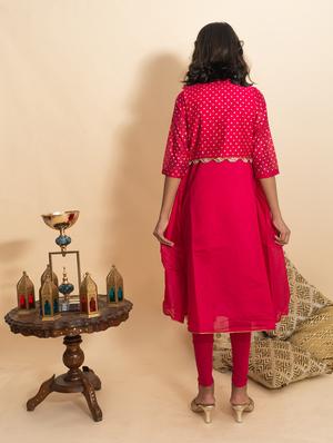 pink embellished suit set - 17926397 - Standard Image - 2