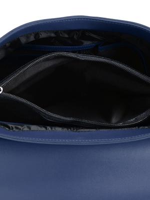 blue leatherette (pu) regular sling bag - 17926425 - Standard Image - 3