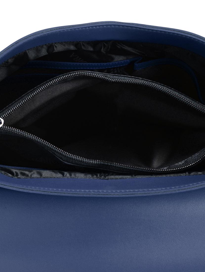 blue leatherette (pu) regular sling bag - 17926425 - Zoom Image - 3