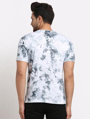 grey tie & dye print t-shirt - 17927184 - Standard Image - 3