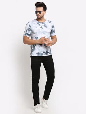 grey tie & dye print t-shirt - 17927184 - Standard Image - 4