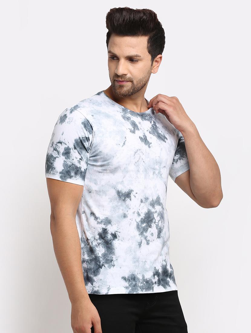 grey tie & dye print t-shirt - 17927184 - Zoom Image - 2