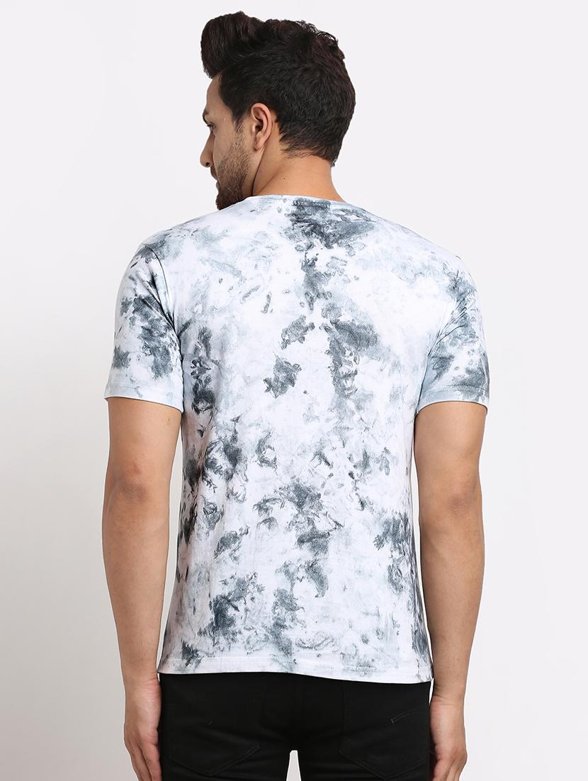 grey tie & dye print t-shirt - 17927184 - Zoom Image - 3