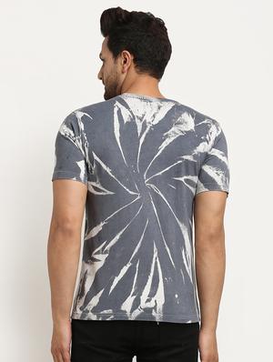 grey tie & dye print t-shirt - 17927192 - Standard Image - 3
