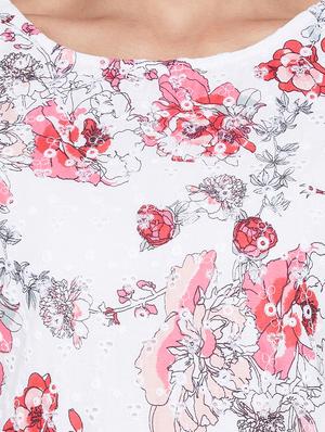 round neck floral sheath dress - 17927294 - Standard Image - 4