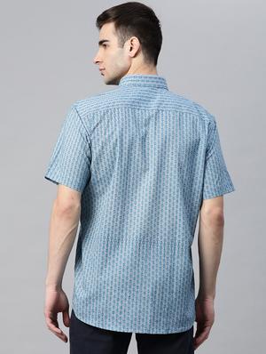 grey printed casual shirt - 17927396 - Standard Image - 3