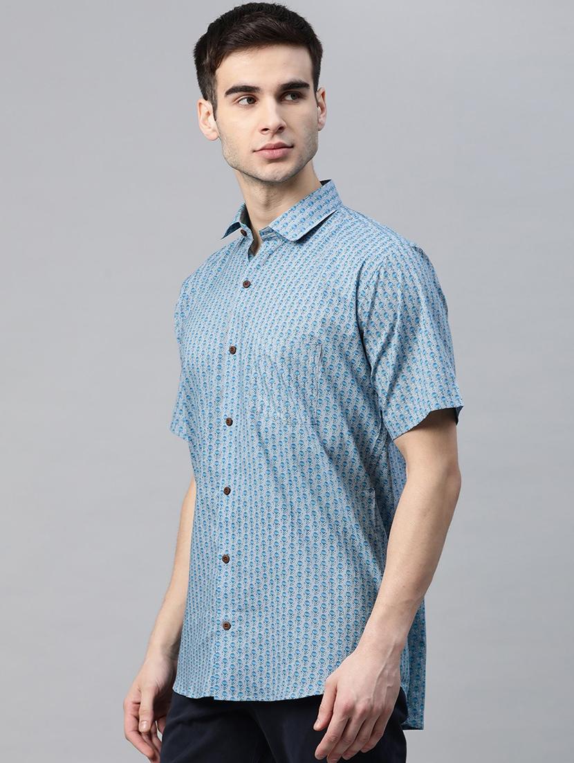 grey printed casual shirt - 17927396 - Zoom Image - 2