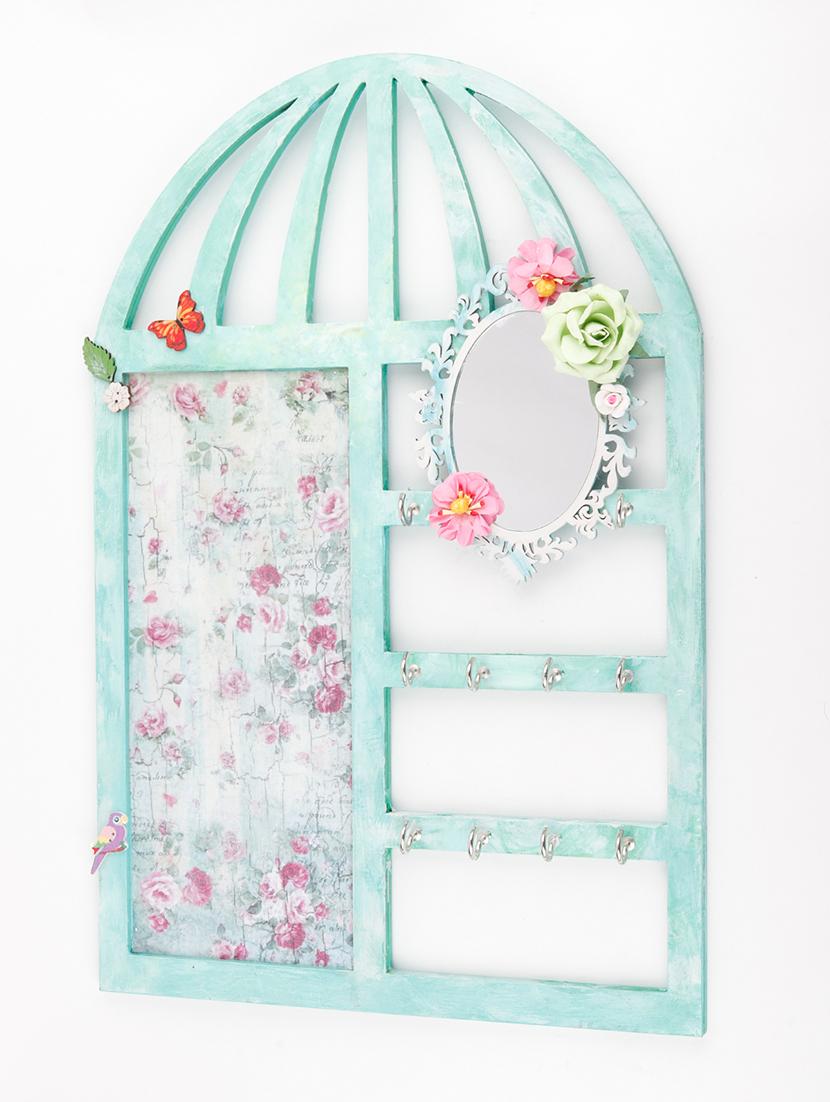 odette pastel green birdcage multipurpose wall hanging - 17927688 - Zoom Image - 2