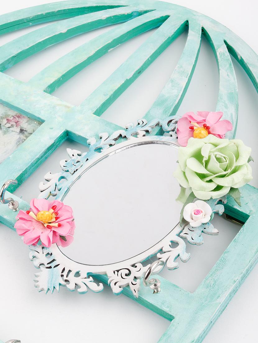 odette pastel green birdcage multipurpose wall hanging - 17927688 - Zoom Image - 3