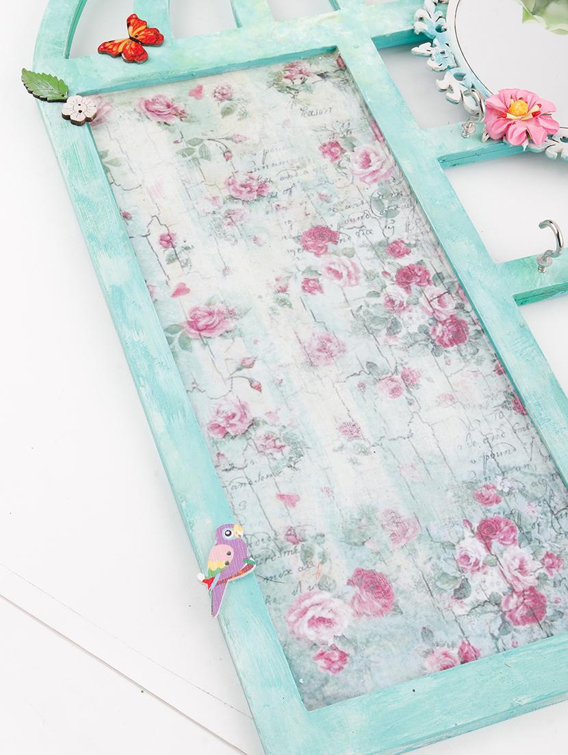 odette pastel green birdcage multipurpose wall hanging - 17927688 - Zoom Image - 4