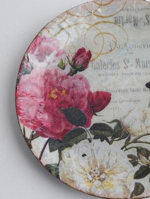 odette romantic paris wall hanging plate - 17927689 - Standard Image - 3