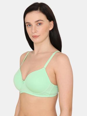 green solid t-shirt bra - 17928223 - Standard Image - 2