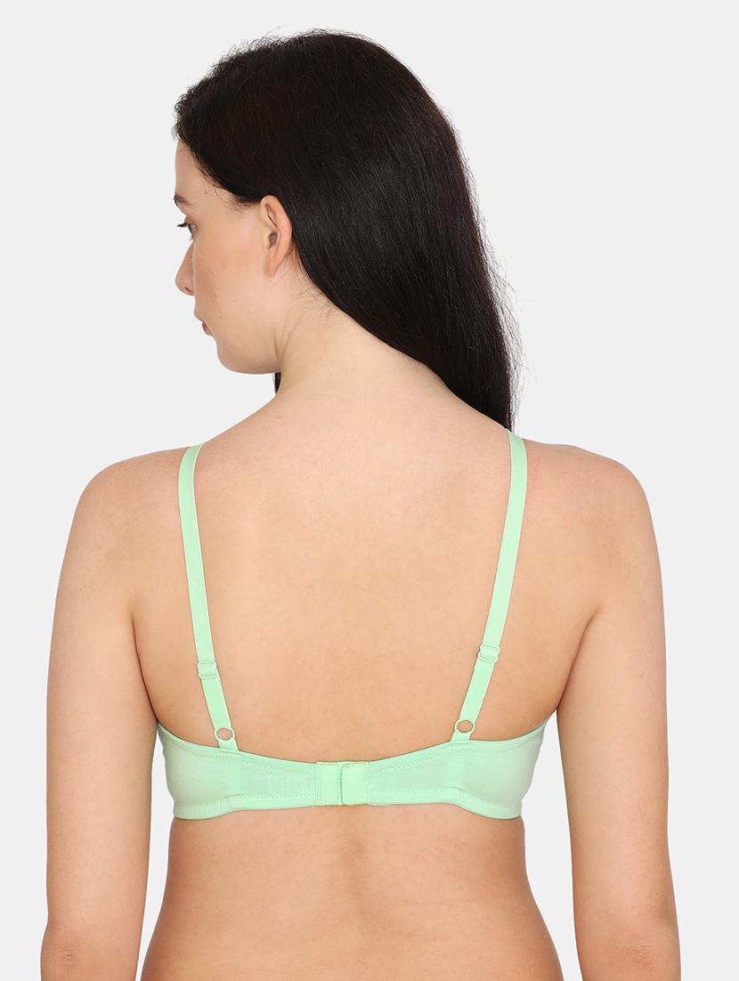 green solid t-shirt bra - 17928223 - Zoom Image - 3