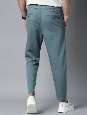 green solid chinos - 17928904 - Standard Image - 2