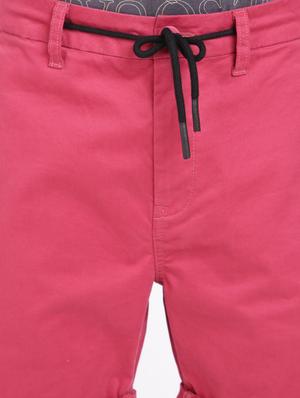 pink solid bermuda shorts - 17929115 - Standard Image - 5