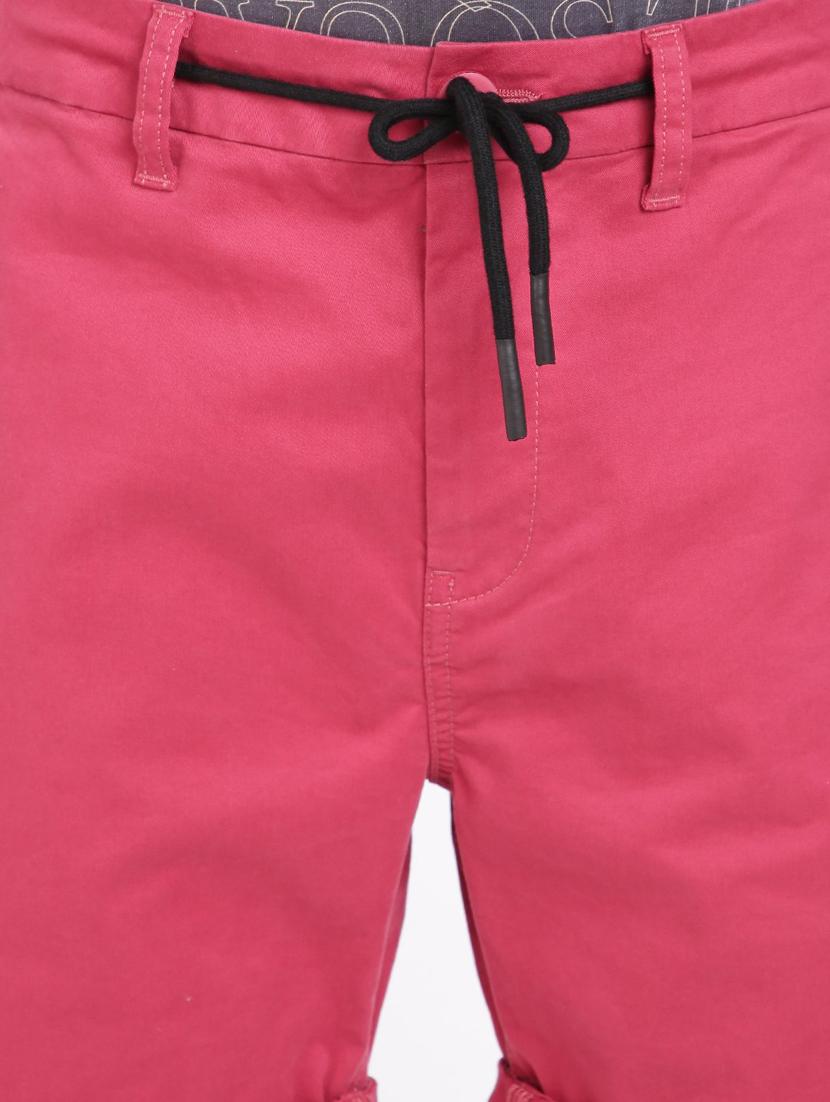 pink solid bermuda shorts - 17929115 - Zoom Image - 5