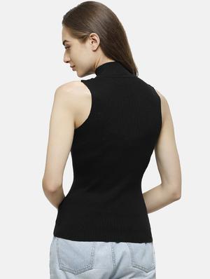 mock neck solid pullover - 17929456 - Standard Image - 3