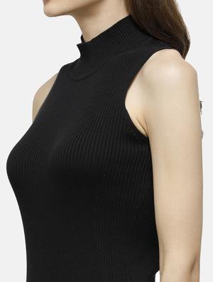 mock neck solid pullover - 17929456 - Standard Image - 5