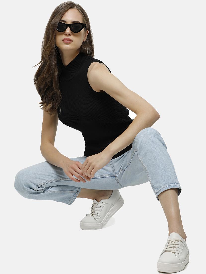 mock neck solid pullover - 17929456 - Zoom Image - 4