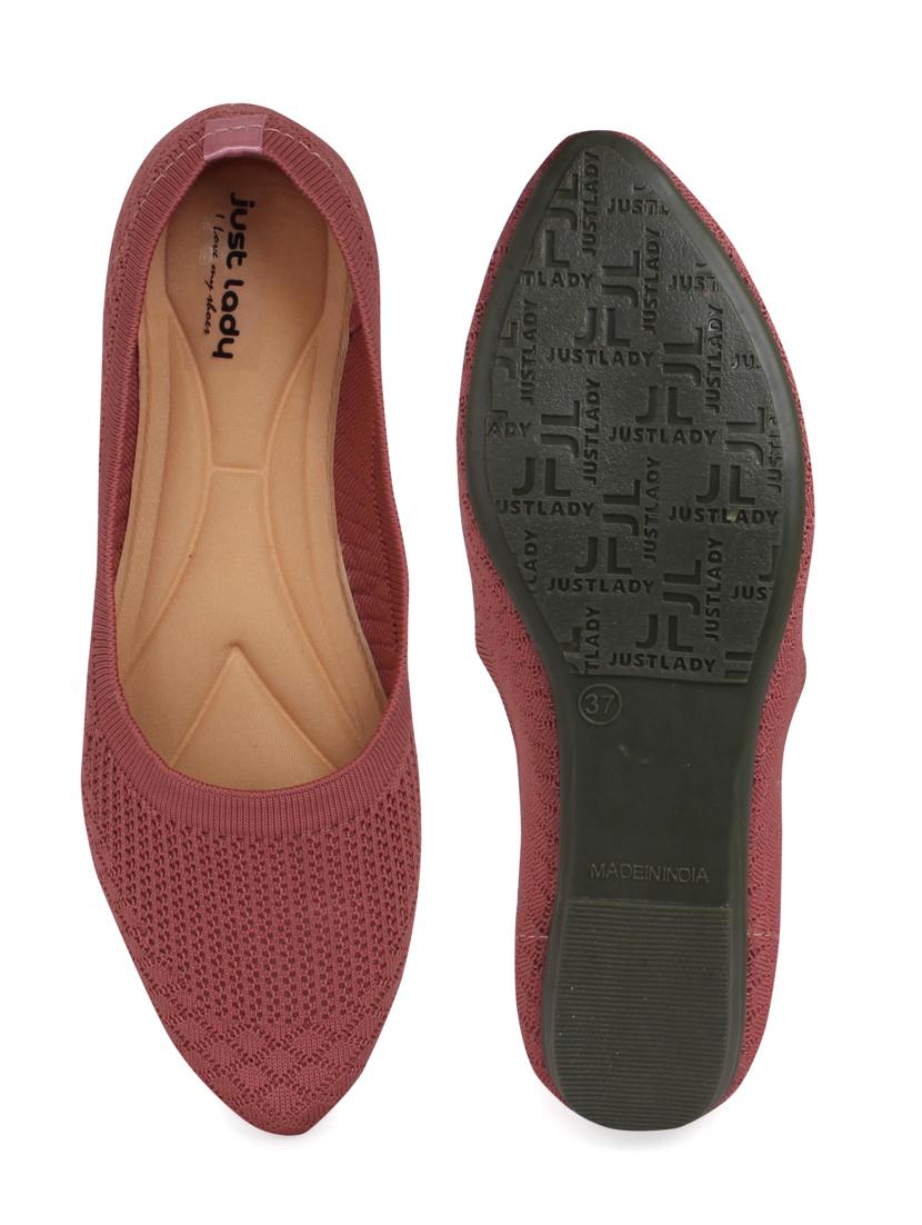 pink pu slip on ballerina - 17929537 - Zoom Image - 4