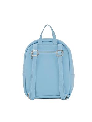 blue leatherette (pu) regular backpack - 17930107 - Standard Image - 2